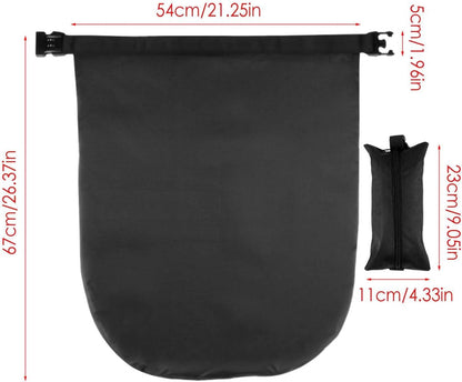 30L Lockable Motorcycle Helmet Bag – Waterproof Oxford Fabric Storage Pouch | 3-Digit Combination Lock & Compact Carry Pouch