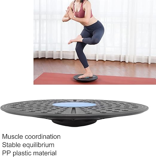 30cm Wobble Balance Board – High-Traction Core Stabilizer & Omnidirectional Agility Training Disk