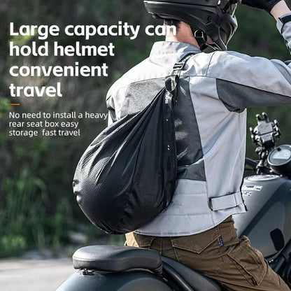 T2P Motorcycle Helmet Sling Bag 15L Large Capacity Reflective Riding Backpack