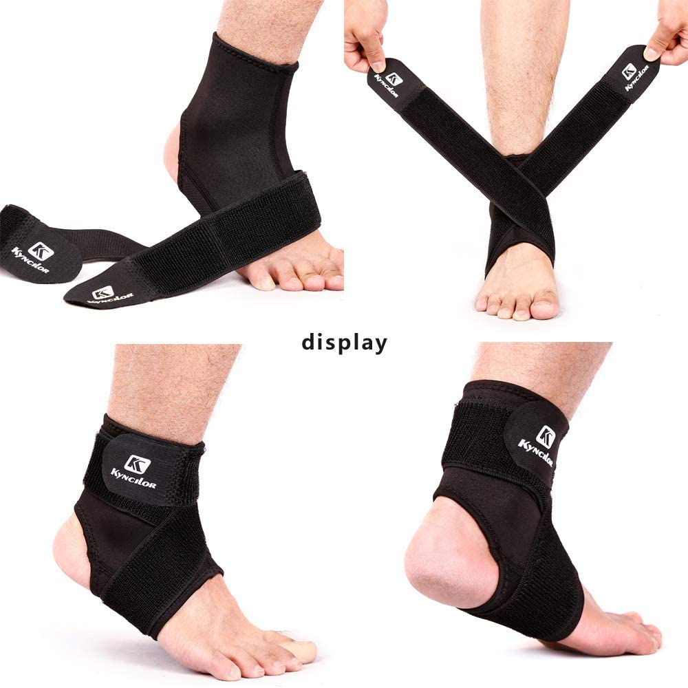 KYNCILOR ONE PCS Ultra-Lightweight Ankle Guard | Breathable Compression Support with Adjustable Elastic Straps