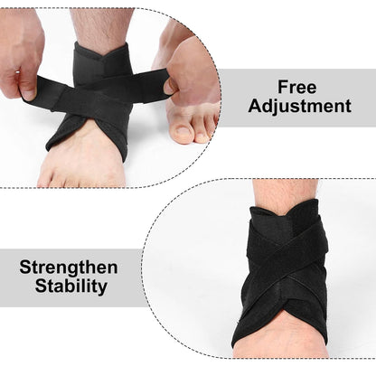 Adjustable Ankle Support Brace | Breathable Compression Guard for Sprains, Recovery & Sports