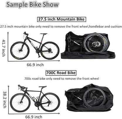 T2P Rhinowalk Heavy-Duty Bicycle Carry Bag | For MTB & 700C Road Bikes