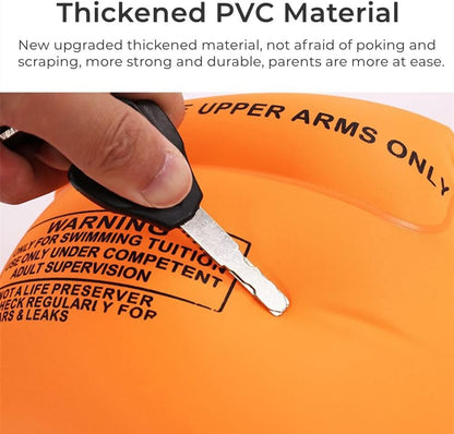 Dual-Airbag Swimming Arm Floats | Inflatable Safety Water Wings for Kids & Adults