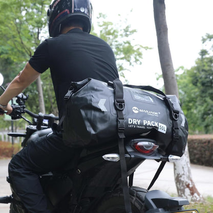 MARJAQE Waterproof Motorcycle Duffle Bag – 50L/80L Heavy-Duty Luggage for Road Trips & Adventure