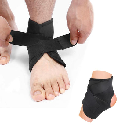 Adjustable Ankle Support Brace | Breathable Compression Guard for Sprains, Recovery & Sports