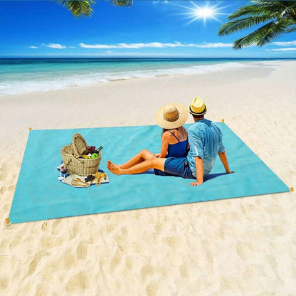 Sand-Free Beach Mat | 200cm x 200cm Large Sand Proof Outdoor Blanket