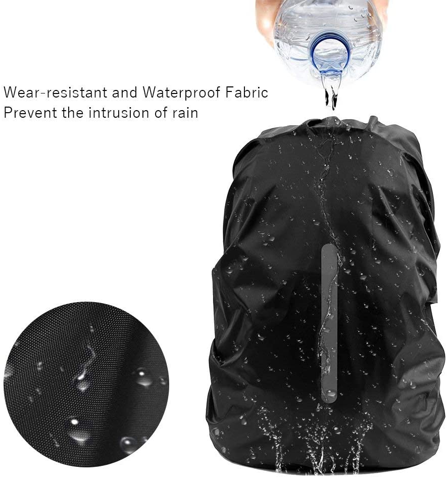 Reflective Waterproof Backpack Rain Cover – 8L to 55L Sizes | High-Visibility Shield for Motorcycling, Hiking & Commuting