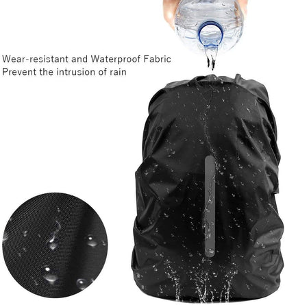 Reflective Waterproof Backpack Rain Cover – 8L to 55L Sizes | High-Visibility Shield for Motorcycling, Hiking & Commuting