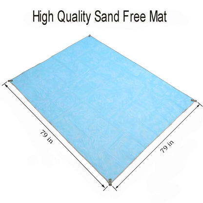 Sand-Free Beach Mat | 200cm x 200cm Large Sand Proof Outdoor Blanket