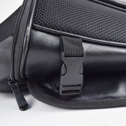 Lightweight Motorcycle Tail Bag – Compact 2L PU Leather Rear Seat Storage
