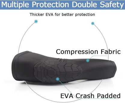 Kids Honeycomb Compression Guards – Protective Knee & Elbow