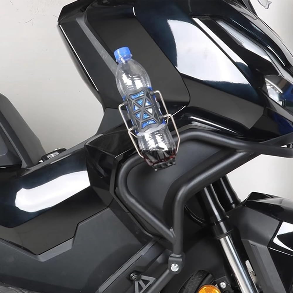 T2P Motorcycle Cup Holder | Auto-Clamp Handlebar Water Bottle Mount for Bicycles Prams and Wheelchairs