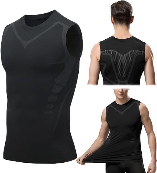 Ionic Shaping Vest – Premium Men's Compression Singlet & Body Toning Tank Top