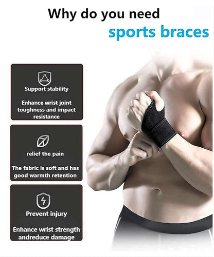Sports Wrist Support Brace – Compression for Sprains & Arthritis