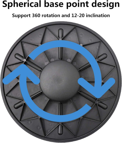 30cm Wobble Balance Board – High-Traction Core Stabilizer & Omnidirectional Agility Training Disk