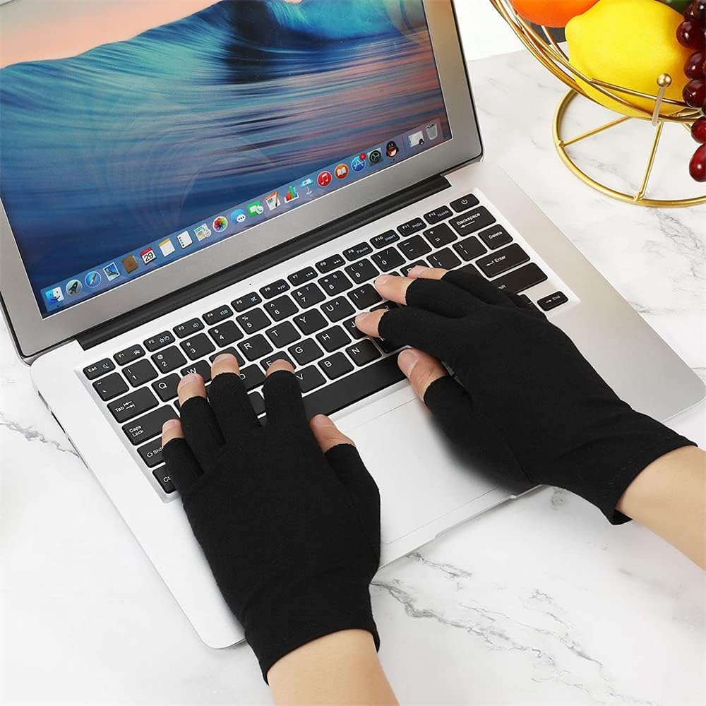 Premium Arthritis Compression Gloves – Open Finger Support for Joint Pain & Carpal Tunnel Relief