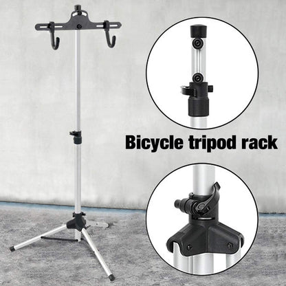 Pro-Light Adjustable Bicycle Repair Stand – 30kg Capacity Portable Maintenance & Cleaning Tripod