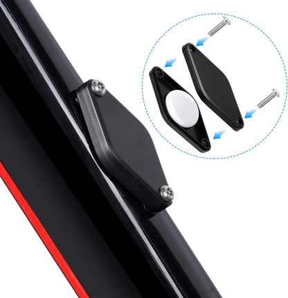 Stealth AirTag Bike Frame Mount | Anti-Theft GPS Tracker Holder with Security Screws