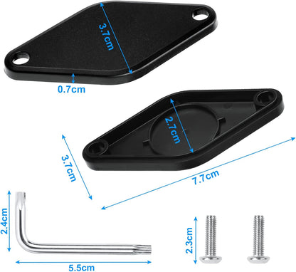 Stealth AirTag Bike Frame Mount | Anti-Theft GPS Tracker Holder with Security Screws