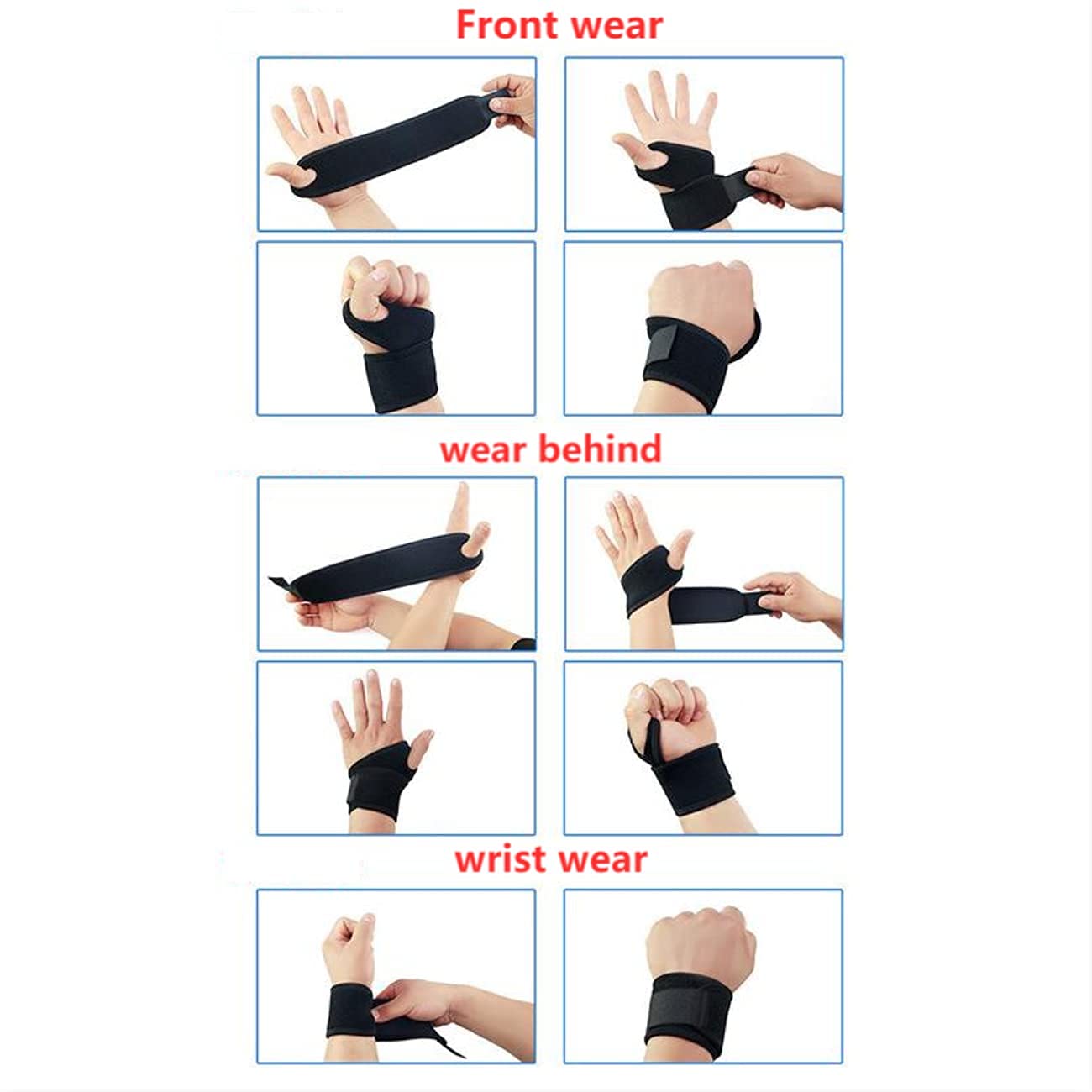 Sports Wrist Support Brace – Compression for Sprains & Arthritis
