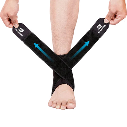KYNCILOR ONE PCS Ultra-Lightweight Ankle Guard | Breathable Compression Support with Adjustable Elastic Straps