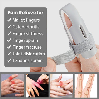 Adjustable Finger Support Stabilizer – High-Comfort Restoring Splint with Soft Foam Cushioning
