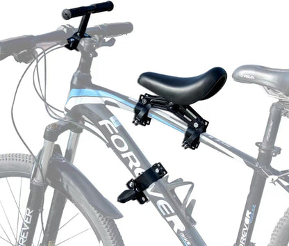 Front-Mounted Child Bicycle Seat with Handlebars & Pedals
