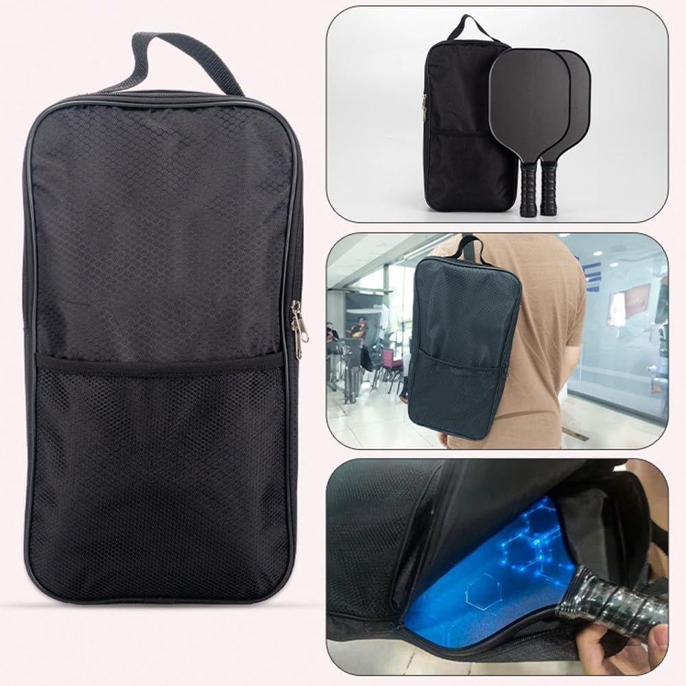 Premium Pickleball Paddle Carrier – Lightweight Waterproof Tote Bag with Detachable Shoulder Strap