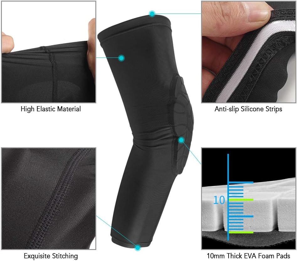 Kids Honeycomb Compression Guards – Protective Knee & Elbow