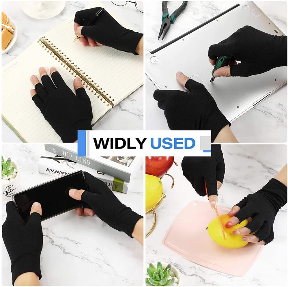 Premium Arthritis Compression Gloves – Open Finger Support for Joint Pain & Carpal Tunnel Relief