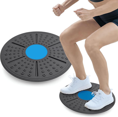 30cm Wobble Balance Board – High-Traction Core Stabilizer & Omnidirectional Agility Training Disk