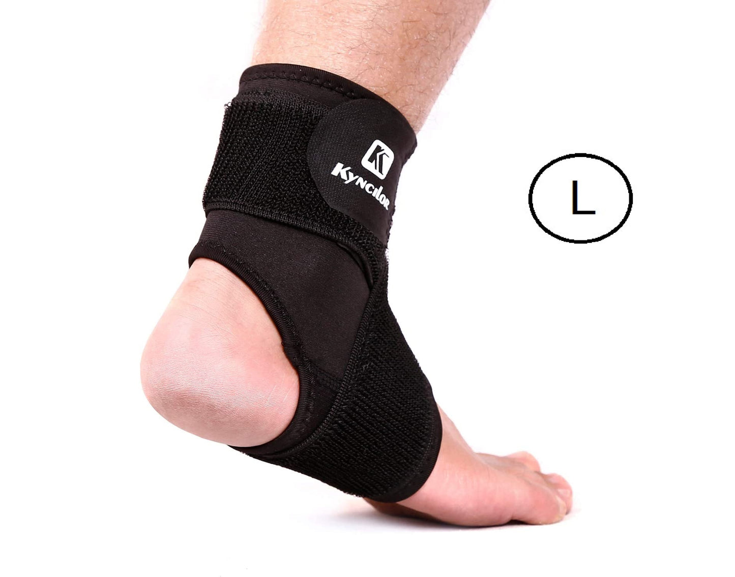 KYNCILOR ONE PCS Ultra-Lightweight Ankle Guard | Breathable Compression Support with Adjustable Elastic Straps