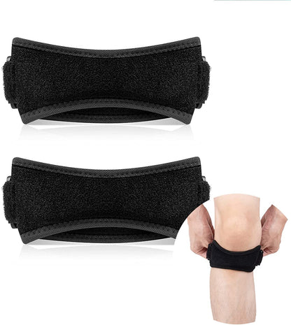 Single Strap Patella Knee Band | Adjustable Knee Support for Walking & Running | Patellar Tendon Support Strap for Pain Relief