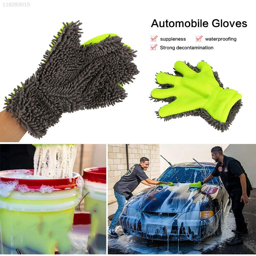 Microfiber Wash Glove | Multi-Function Car & Motorcycle Detailing Mitt