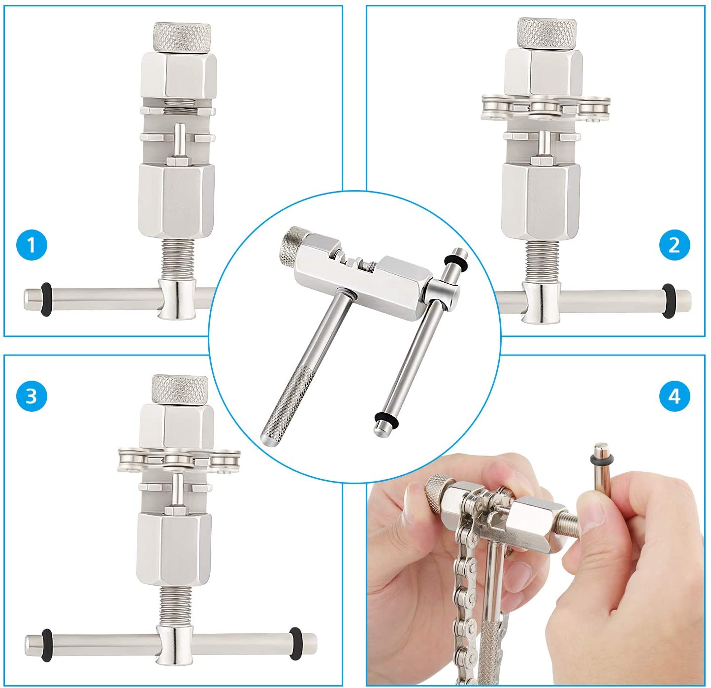 Toopre Professional Bicycle Chain Breaker – Heavy-Duty Multi-Function Chain Repair Tool