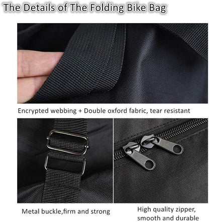 T2P Rhinowalk Heavy-Duty Bicycle Carry Bag | For MTB & 700C Road Bikes