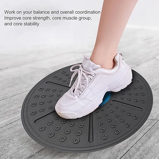 30cm Wobble Balance Board – High-Traction Core Stabilizer & Omnidirectional Agility Training Disk