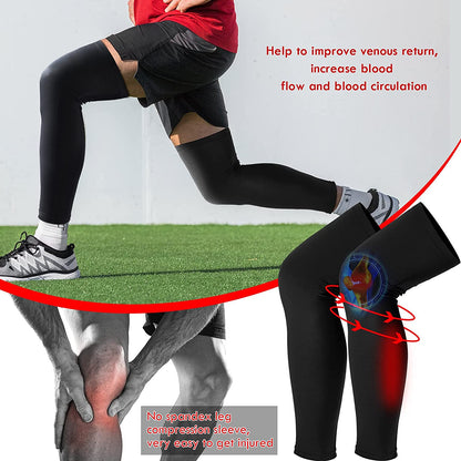 Ice Silk UV Leg Sleeves – Full Leg Compression & Sun Protection
