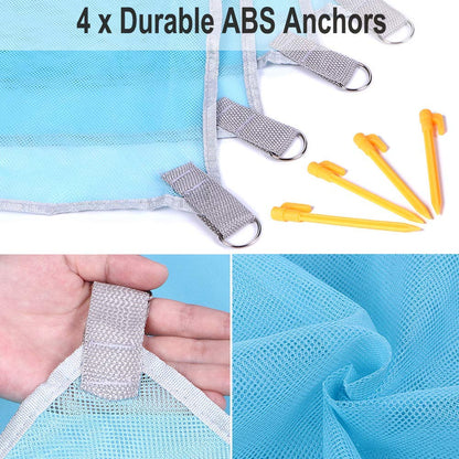Sand-Free Beach Mat | 200cm x 200cm Large Sand Proof Outdoor Blanket