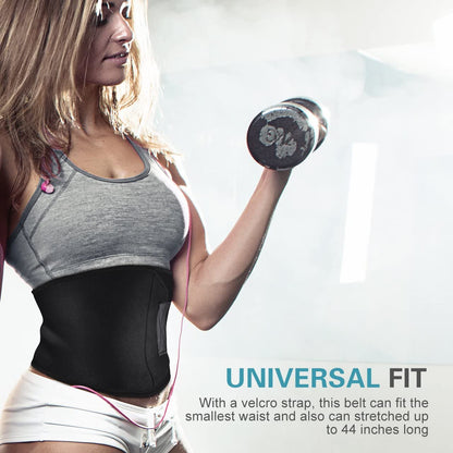 Waist Trimmer Belt – Belly Fat Burner & Sweat Support Wrap