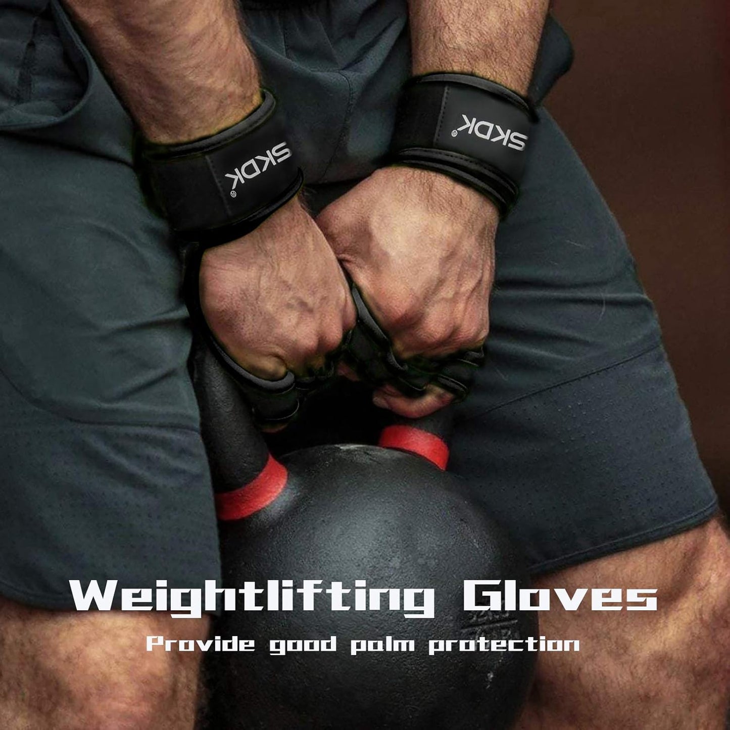 SKDK Weight Lifting Gloves – Full Palm Protection & Wrist Support