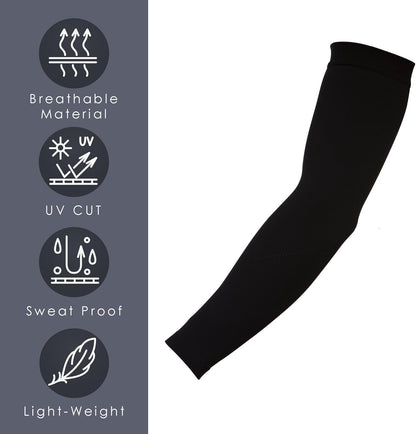 Cooling UV Protection Arm Sleeves | Sun & Insect Defense for Outdoor Activities