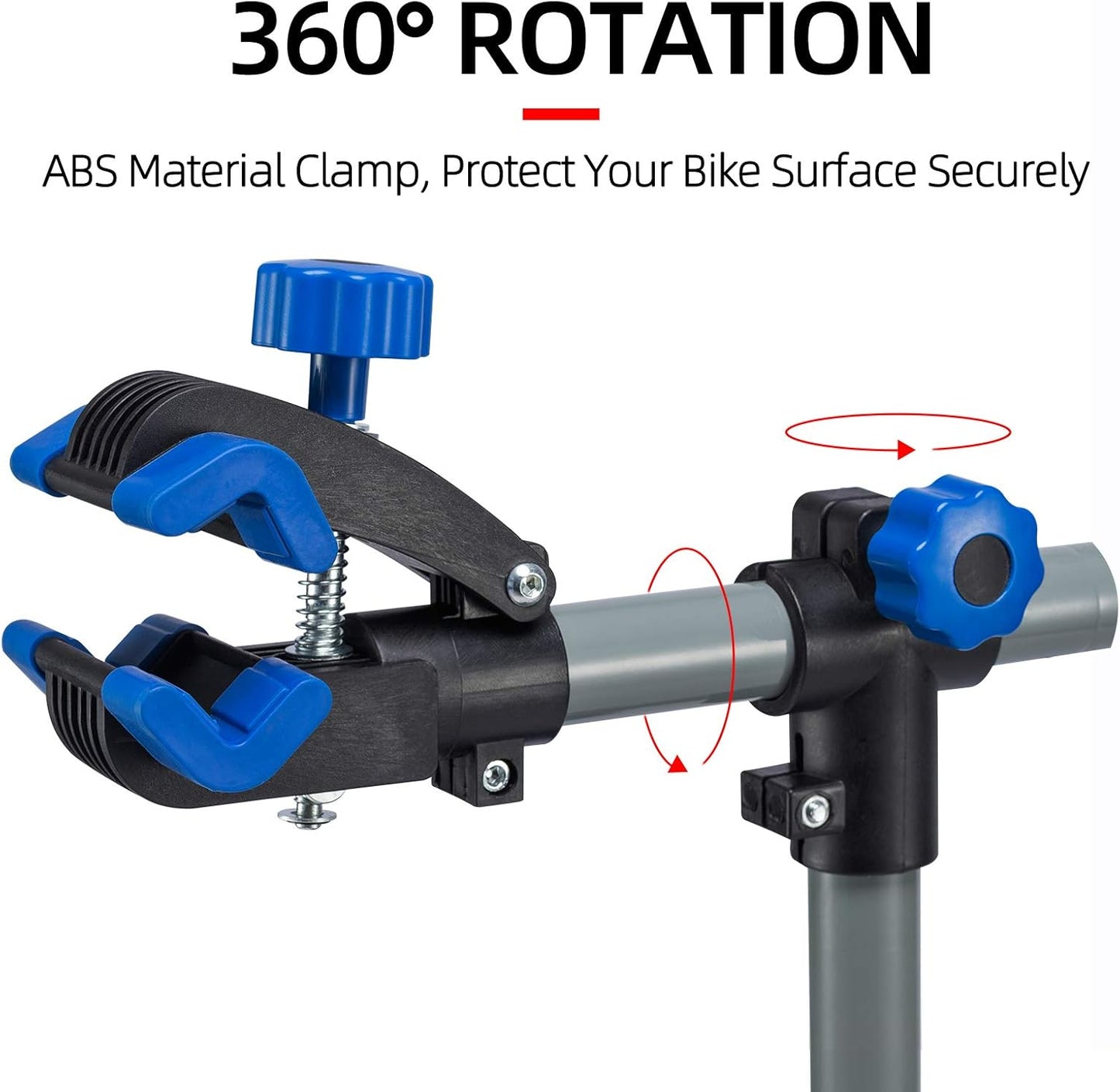 Heavy-Duty 360° Bicycle Repair Stand – Professional Adjustable Workshop Rack (50kg Capacity)