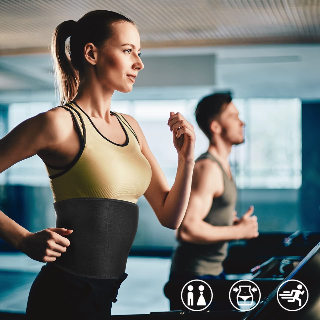 Waist Trimmer Belt – Belly Fat Burner & Sweat Support Wrap