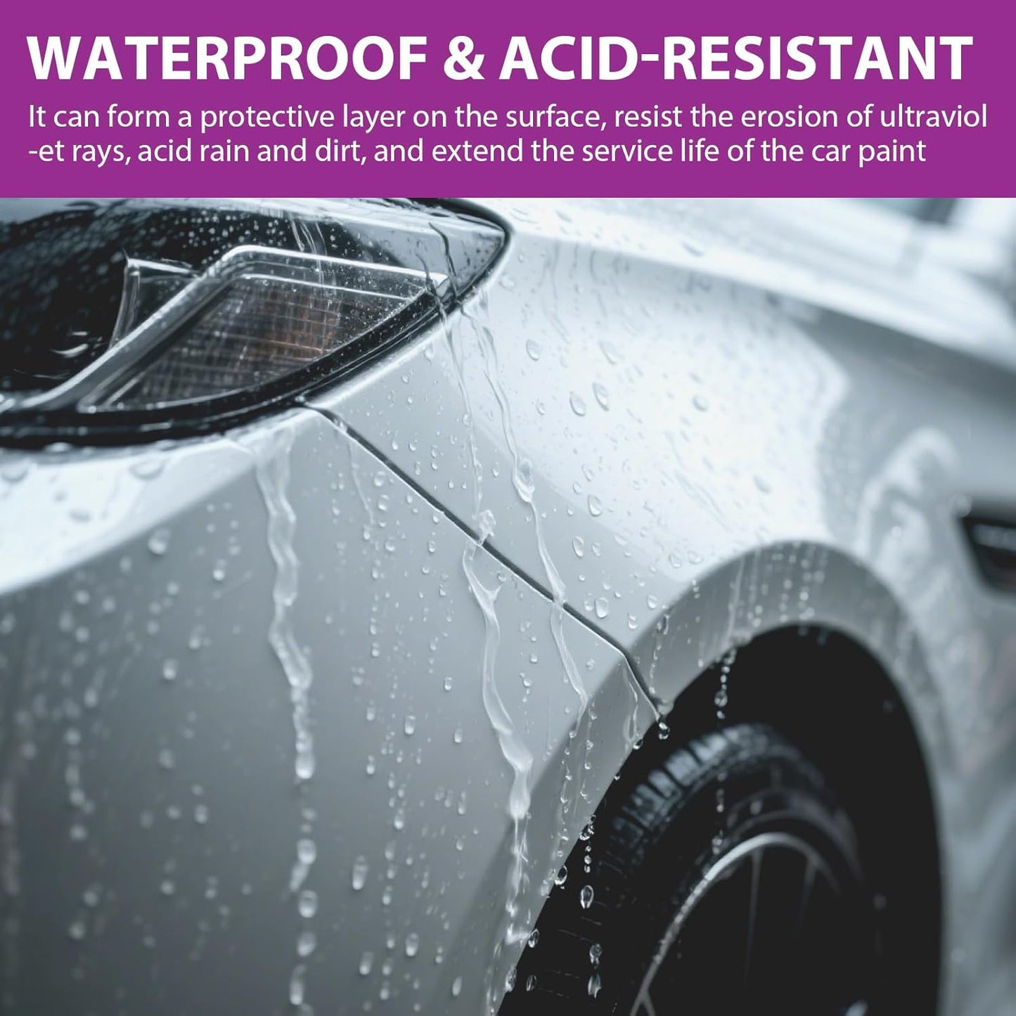 TUBEER 120g Car Scratch Remover – Intensive Shine, Swirl Repair & Water Repellent Shield