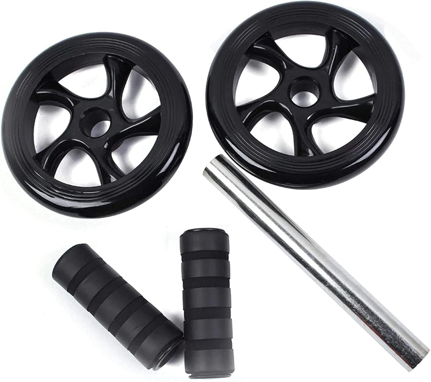 Heavy-Duty Abs Roller Wheel with Bonus Non-Slip Knee Mat | Core & Abdominal Workout Equipment