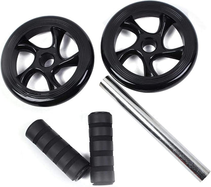 Heavy-Duty Abs Roller Wheel with Bonus Non-Slip Knee Mat | Core & Abdominal Workout Equipment
