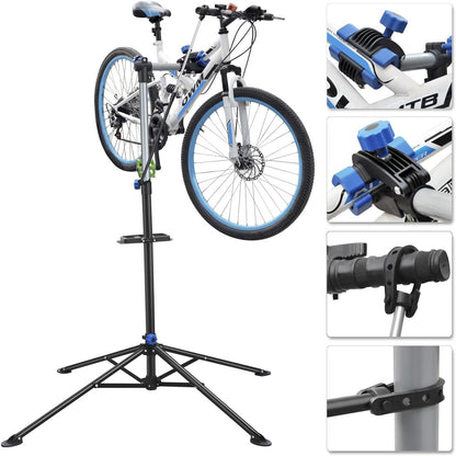 Heavy-Duty 360° Bicycle Repair Stand – Professional Adjustable Workshop Rack (50kg Capacity)