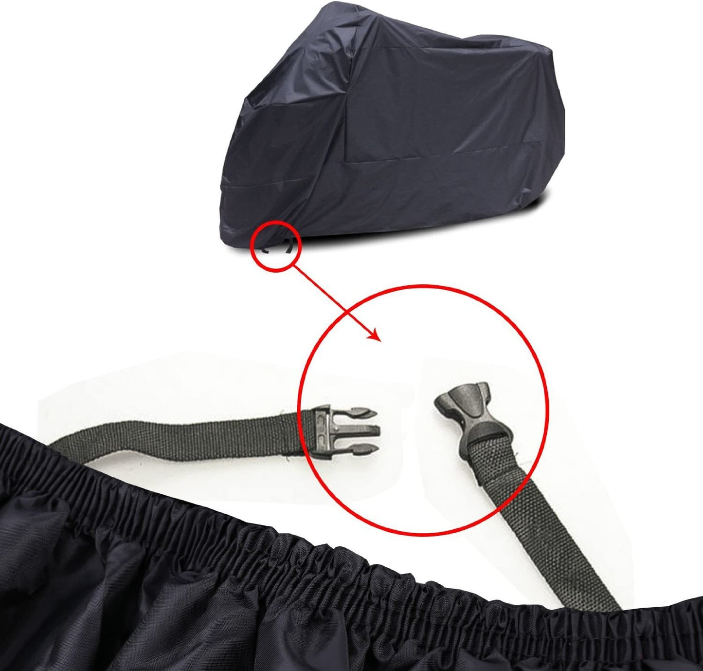 Premium Waterproof Motorcycle Cover – Heavy-Duty All-Weather UV Shield for Outdoor & Indoor Parking