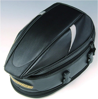 Expandable Adventure Tail Bag – Water-Resistant Pillion Seat Bag with Rain Cover